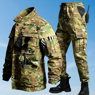 Durable Workwear Set – Tear-Resistant Mechanic Uniform, Breathable Protective Clothing